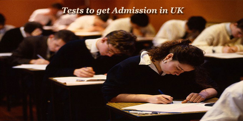 Admission tests for UK