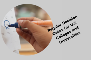 Regular decision of colleges